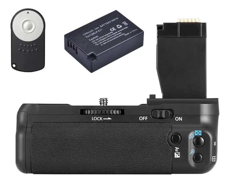 EMPUÑADURA DE BATERIA PARA CAMARAS CANON T6I Y T6S - 1