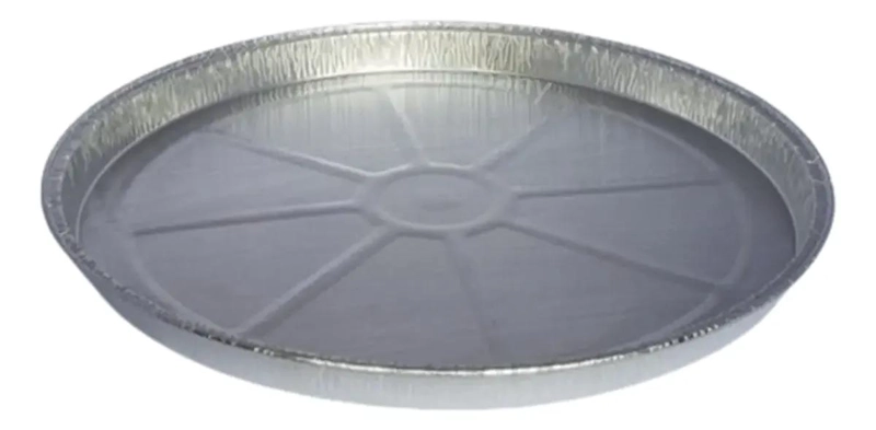 BANDEJAS CIRCULARES DESECHABLES DE ALUMINIO PACK 10 UNIDADES - 1
