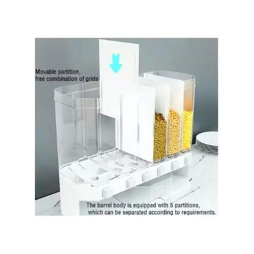 CONTENEDOR HERME TICO 6 EN 1 PARA ALIMENTOS SECOS Y GRANOS - 5