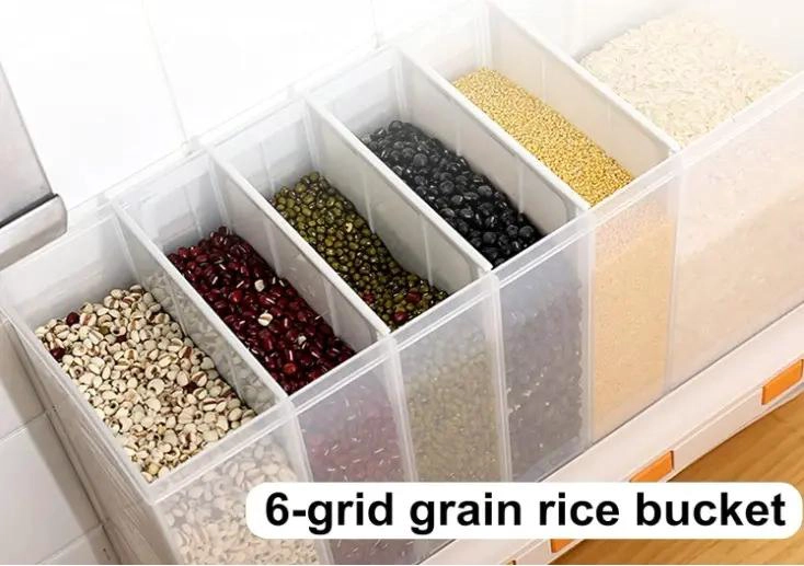 CONTENEDOR HERME TICO 6 EN 1 PARA ALIMENTOS SECOS Y GRANOS - 7