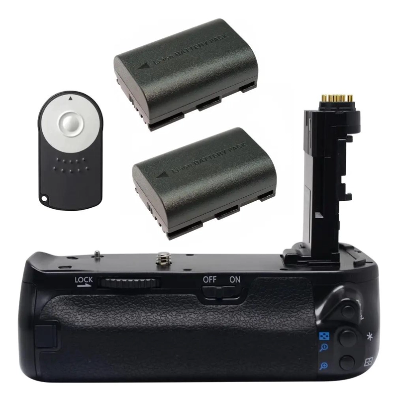 EMPUÑADURA DE BATERIA PARA CANON EOS 6D MARK II CON CONTROL REMOTO - 1