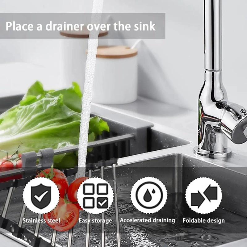 ESCURRIDOR TRIANGULAR PLEGABLE PARA COCINA Y BAÑO - 4