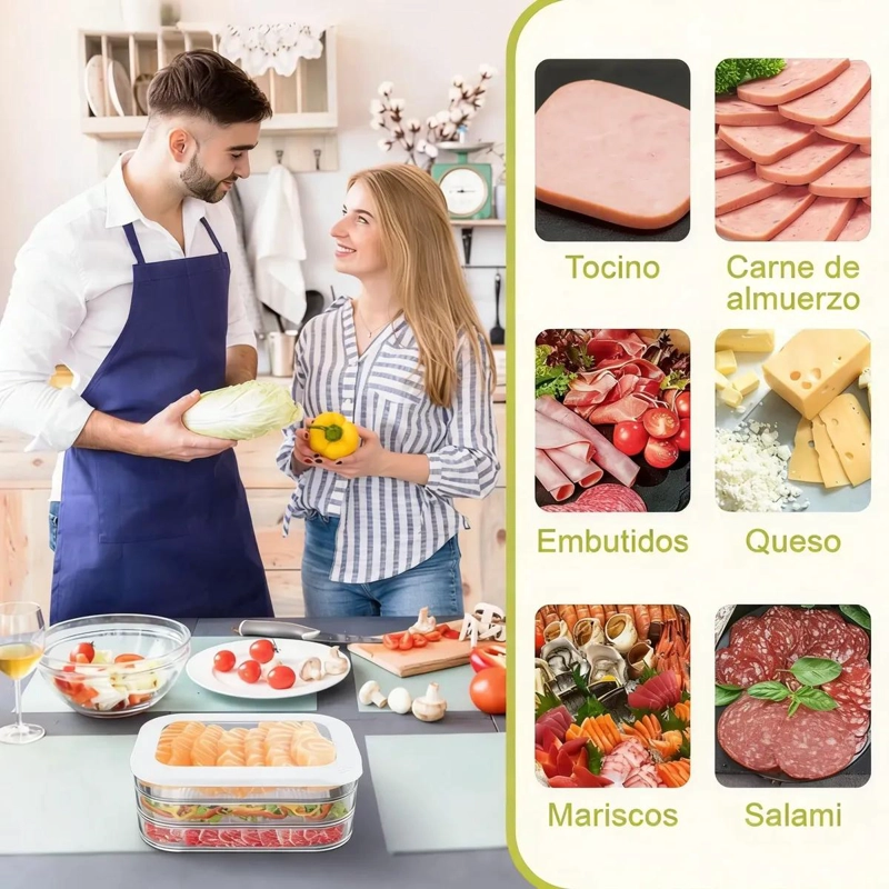 CAJA DE ALMACENAMIENTO PORTATIL CON 3 NIVELES PARA REFRIGERADOR - 6