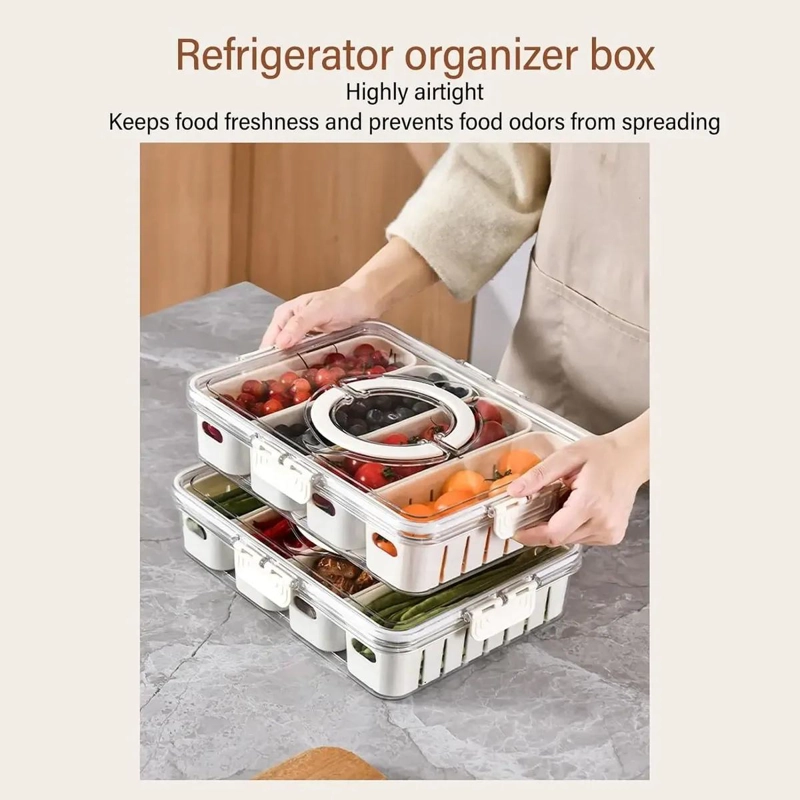CONTENEDOR CON 4 COLADORES EXTRAIBLES PARA ALIMENTOS FRESCOS - 5