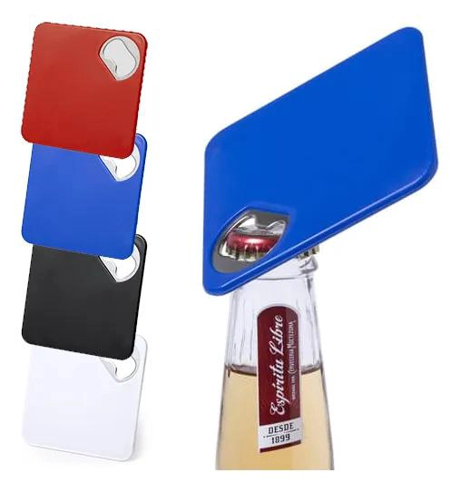PACK DE 10 POSAVASOS METALICOS ANTIDESLIZANTES CON ABRIDOR - 4