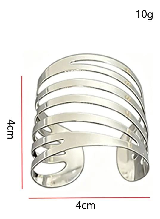 SET DE 6 ANILLOS DE METAL PARA SERVILLETAS ELEGANTES - 4