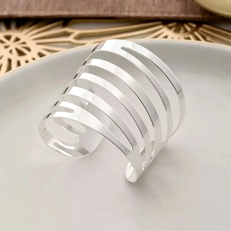 SET DE 6 ANILLOS DE METAL PARA SERVILLETAS ELEGANTES - 7