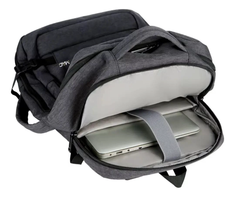 MOCHILA IMPERMEABLE CON CARGA USB PARA LAPTOP DE 15,6 PULGADAS - 5