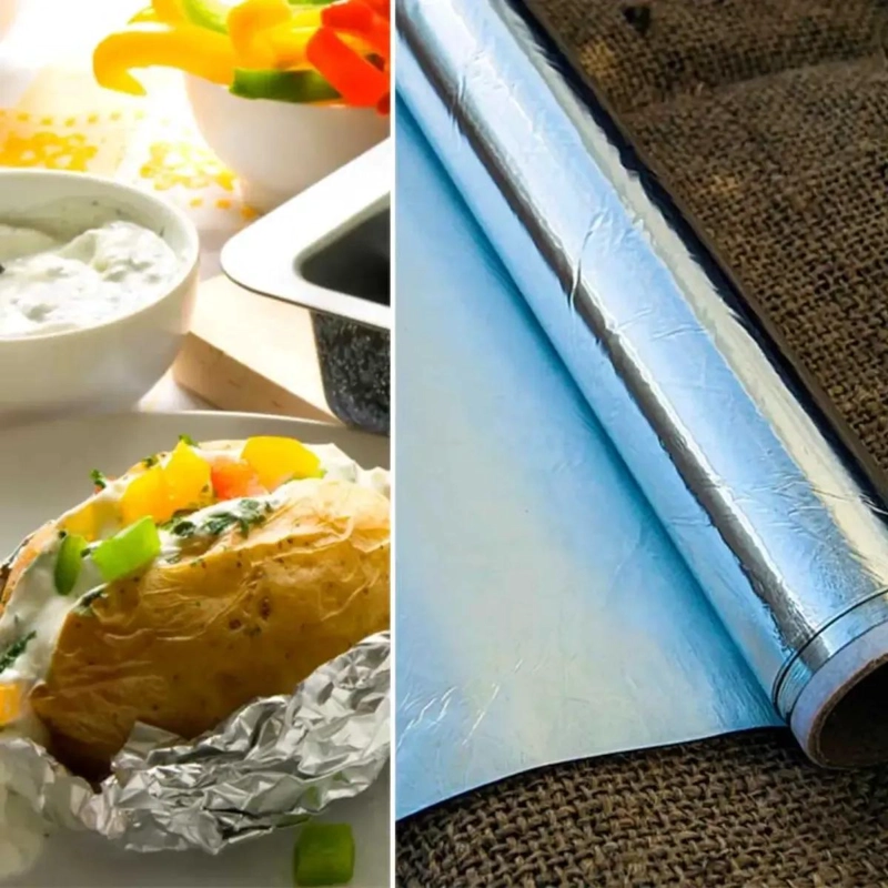 PAPEL ALUMINIO PARA ALIMENTOS 100 MTS IDEAL PARA CONGELAR - 1