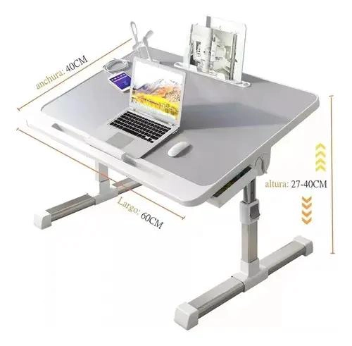 MESA ELEVABLE PLEGABLE PARA USO EN CAMA Y SOFA - 2