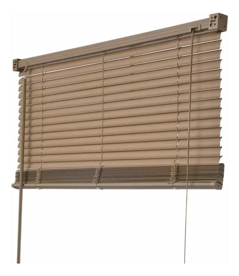 PERSIANA DE PVC TAUPE 165 X 120 CM PARA CONTROL DE LUZ - 2