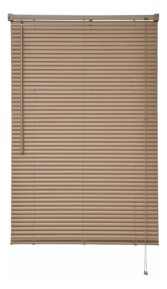 PERSIANA DE PVC TAUPE 165 X 120 CM PARA CONTROL DE LUZ - 4