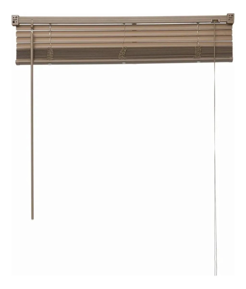PERSIANA DE PVC TAUPE 165 X 120 CM PARA CONTROL DE LUZ - 5
