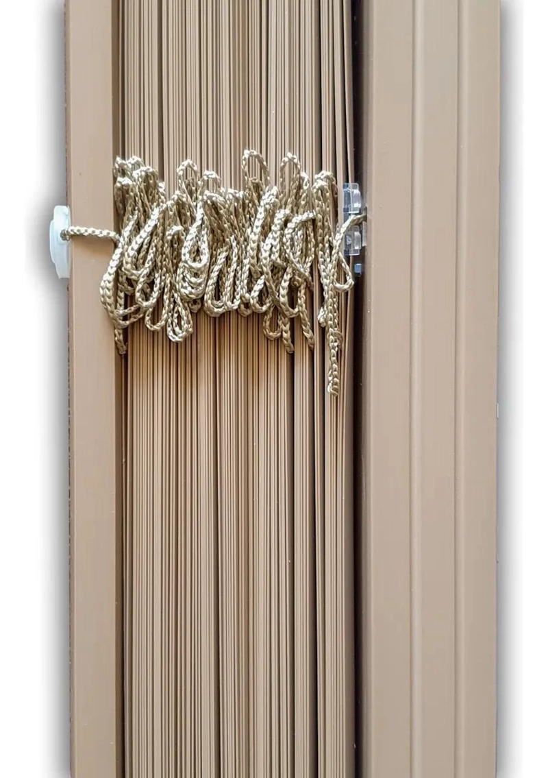 PERSIANA DE PVC TAUPE 165 X 120 CM PARA CONTROL DE LUZ - 6
