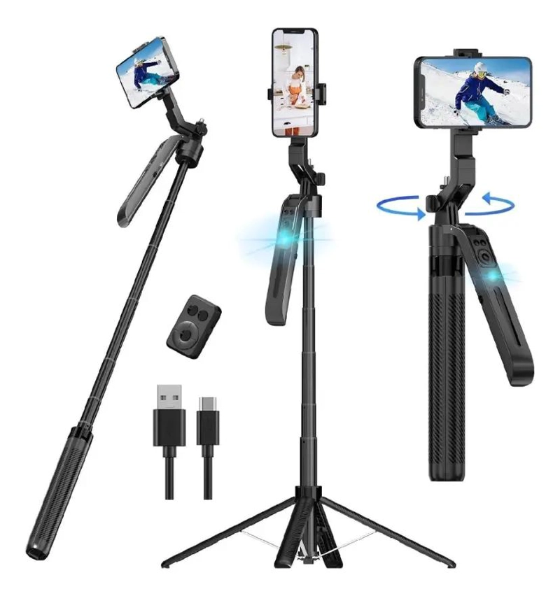TRIPODE INTELIGENTE 180 CM CON CONTROL REMOTO Y BLUETOOTH - 1