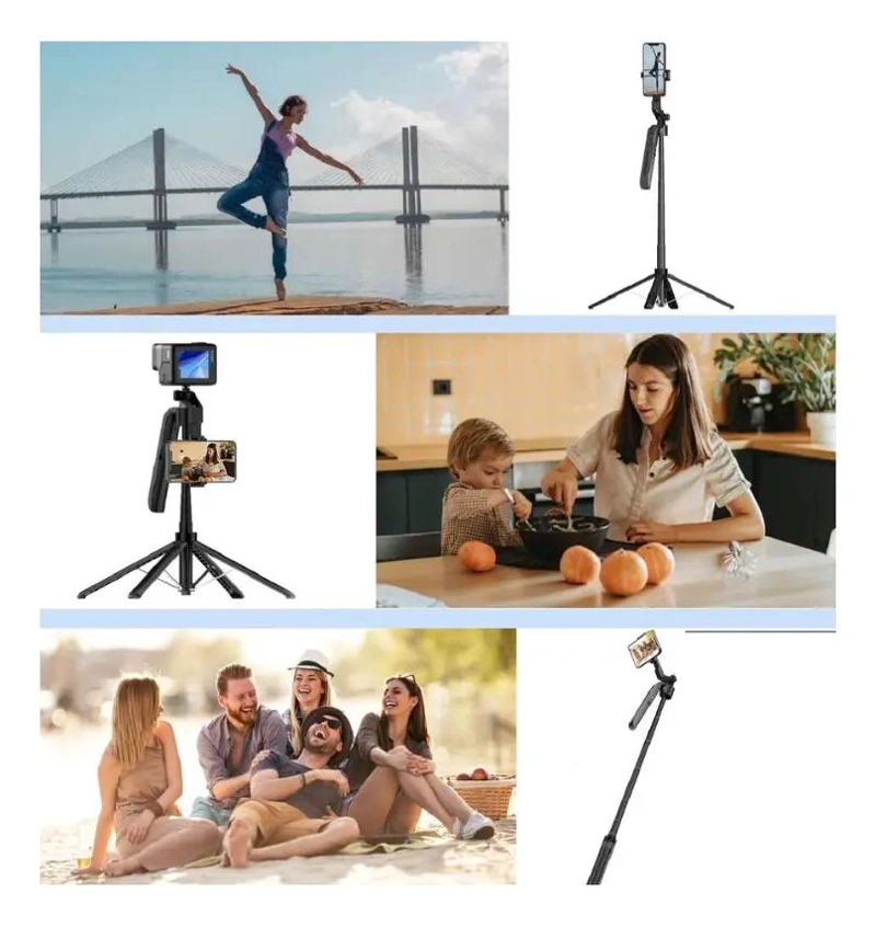 TRIPODE INTELIGENTE 180 CM CON CONTROL REMOTO Y BLUETOOTH - 7