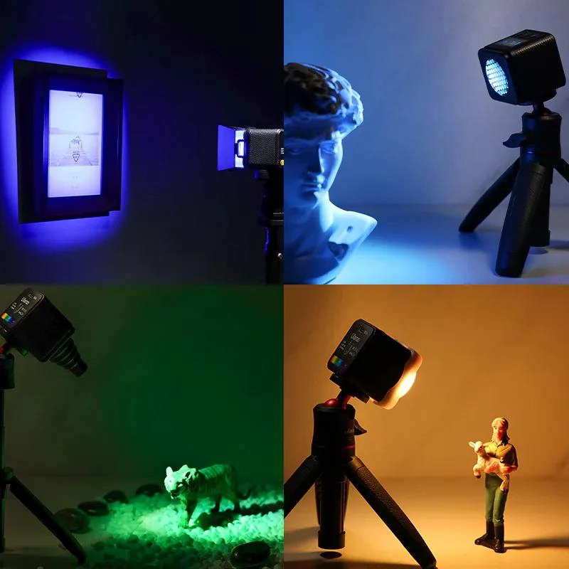 MINI LUZ LED RGB ULTRA COMPACTA PARA FOTOGRAFIA Y VIDEO - 3