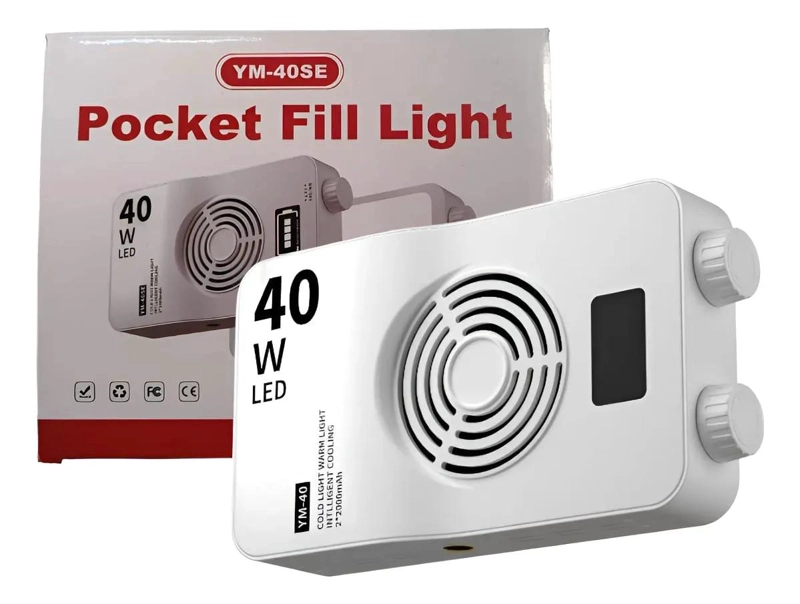 PANEL DE LUZ LED PORTATIL 40W BI COLOR AJUSTABLE - 1