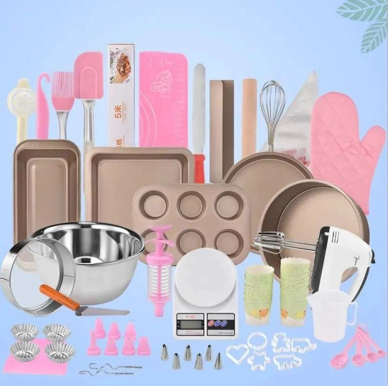 KIT COMPLETO DE HERRAMIENTAS PARA DECORACION DE PASTELES CON 137 PIEZAS - 2