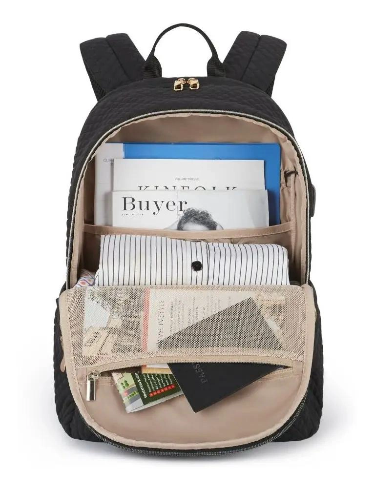 MOCHILA DE VIAJE PARA NOTEBOOK 15.6 CON CARGA USB - 2
