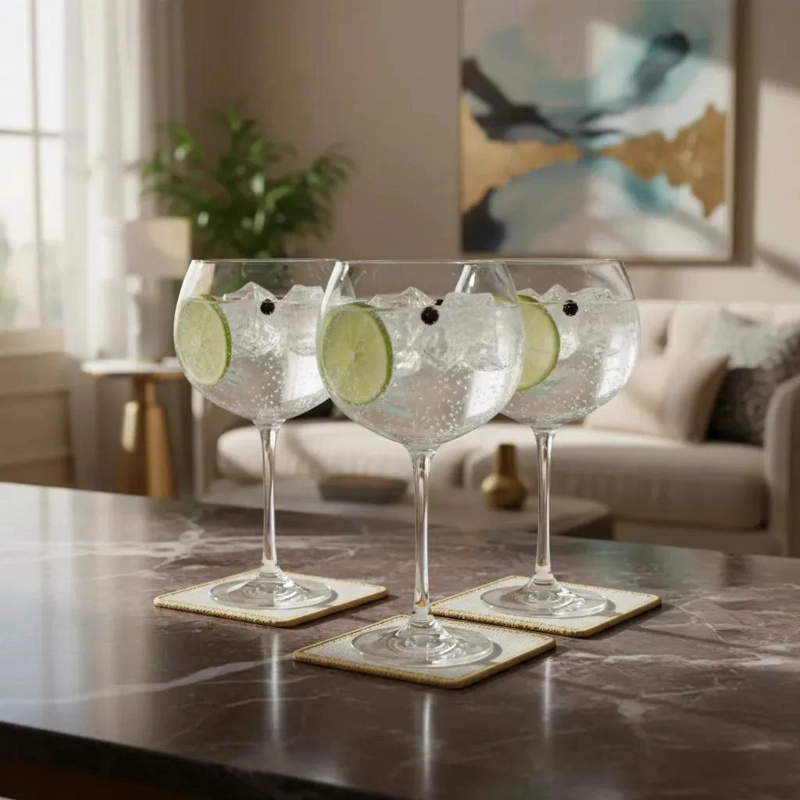 JUEGO DE 4 COPAS DE CRISTAL PARA GIN TONIC 700ML - 4