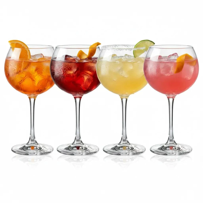 JUEGO DE 4 COPAS DE CRISTAL PARA GIN TONIC 700ML - 9