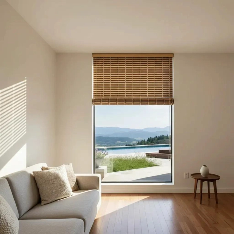 PERSIANA ECOLOGICA DE BAMBU NATURAL PARA VENTANAS Y BALCONES - 1