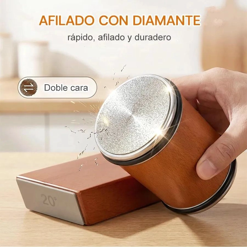 AFILADOR MANUAL DE CUCHILLOS CON DISCOS DIAMANTADOS - 4