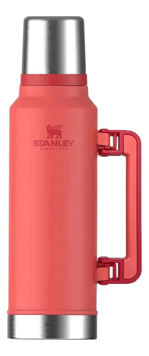 TERMO CLASSIC HOT CORAL 1.4 LITROS COLOR ROJO IDEAL PARA BEBIDAS CALIENTES - 1