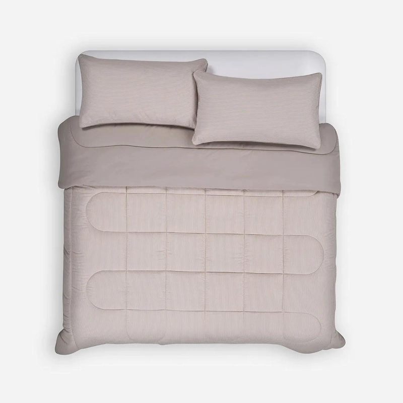 PLUMON REVERSIBLE BICOLOR ARENA PARA CAMA KING - 2