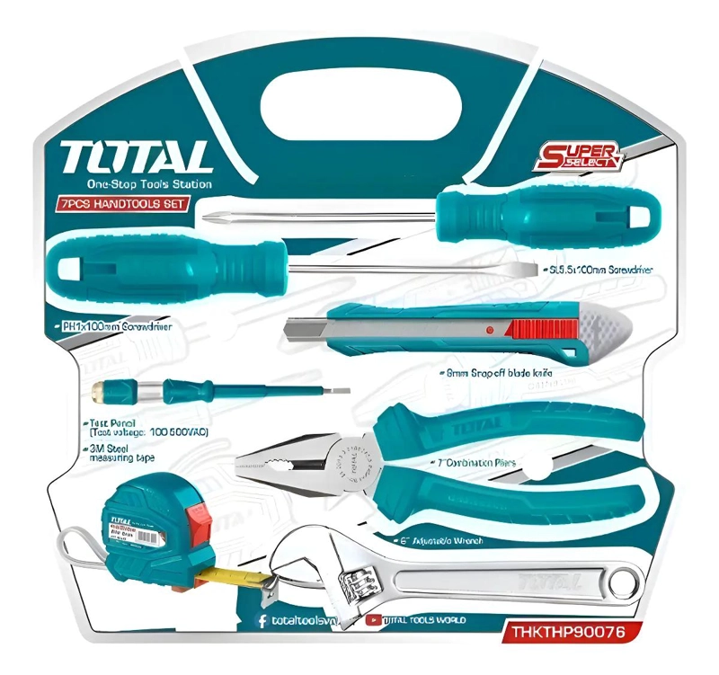 KIT DE HERRAMIENTAS EN MALETIN TURQUESA - 1