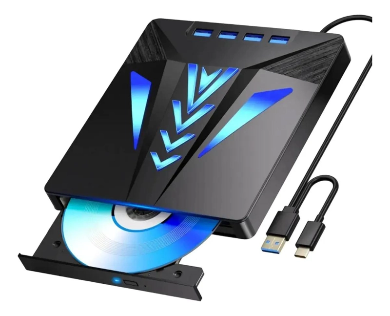 REPRODUCTOR EXTERNO USB-C CON LECTOR DE TARJETAS MULTIFUNCIONAL - 6