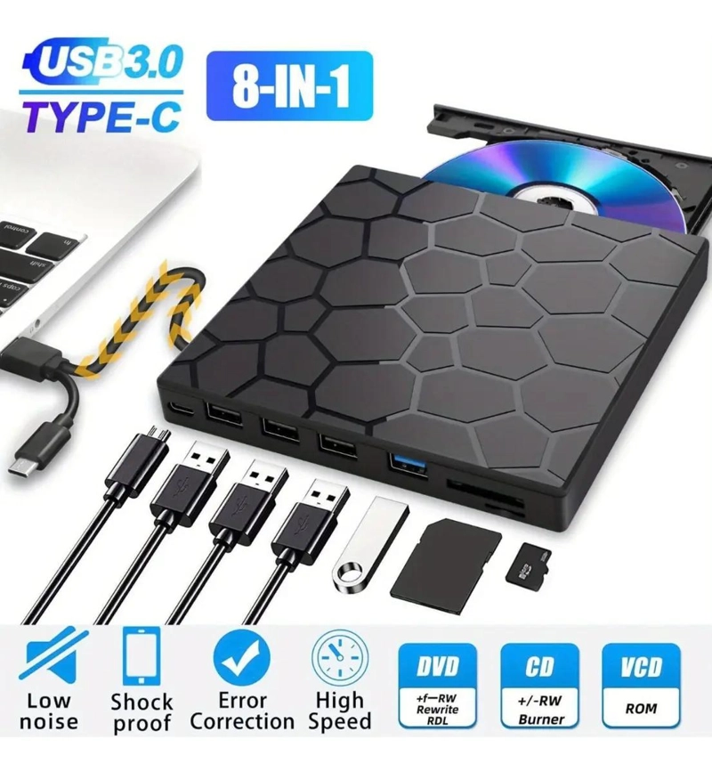 REPRODUCTOR EXTERNO MULTIFUNCIONAL CON LECTOR DE TARJETAS - 5