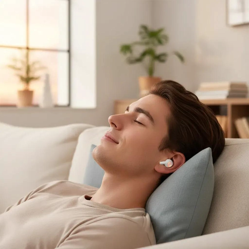 AURICULARES INALAMBRICOS TWS CON SONIDO HI-FI Y CARGA PORTATIL - 6
