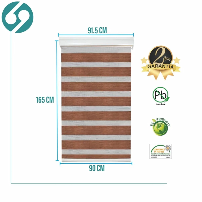 CORTINA ROLLER DUO ZEBRA DIA Y NOCHE 90X165 CM - 2