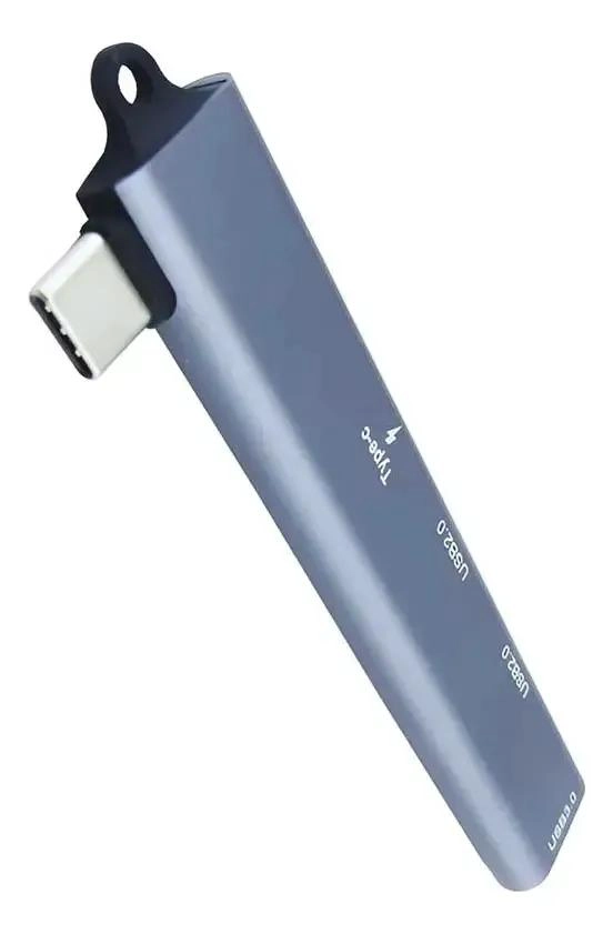 HUB USB TIPO C CON 3 PUERTOS USB 3.0 Y CARGA RAPIDA - 2