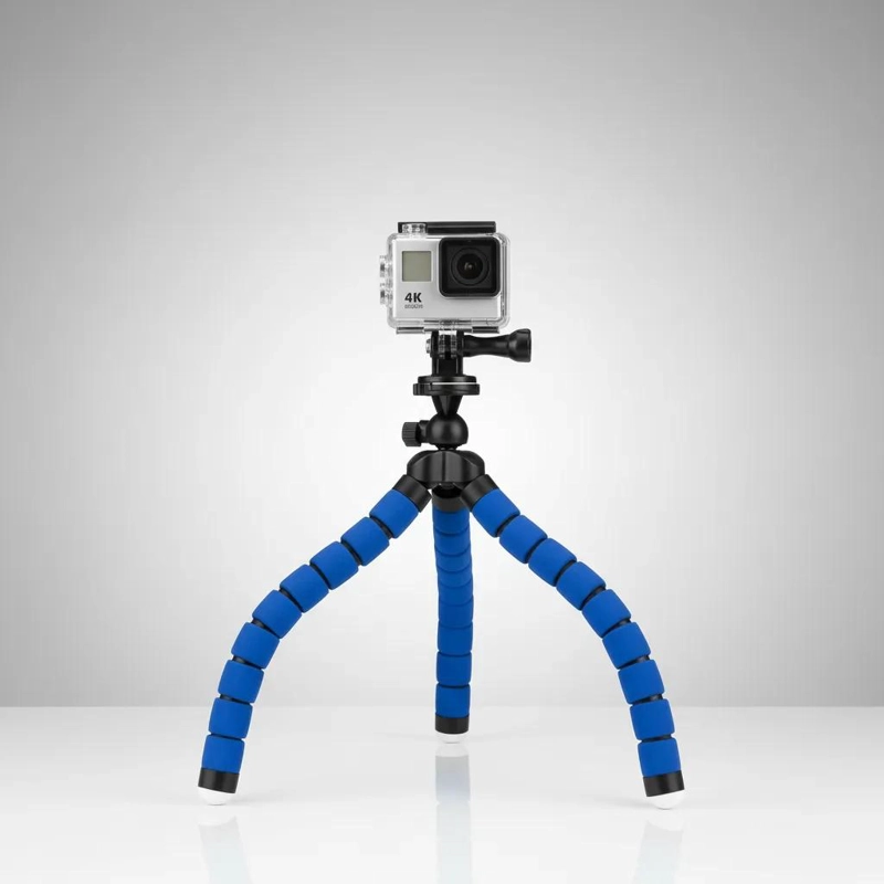TRIPODE FLEXIBLE CON ADAPTADOR PARA CAMARAS Y SMARTPHONES - 4