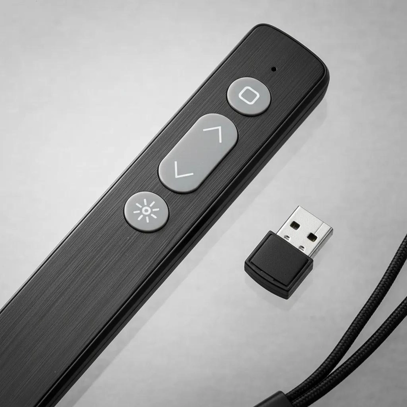 PRESENTADOR INALAMBRICO CON PUNTERO LASER Y USB 2.4 GHZ - 6