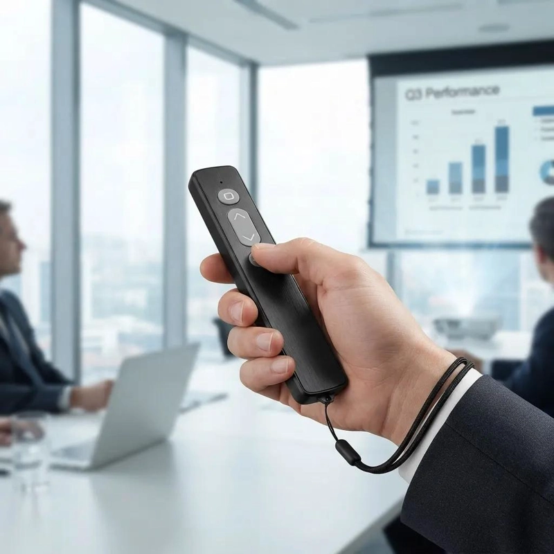 PRESENTADOR INALAMBRICO CON PUNTERO LASER Y USB 2.4 GHZ - 8