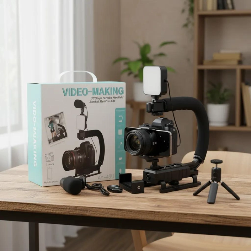 ESTABILIZADOR DE CAMARA PARA VIDEOS Y TELE FONOS MOVILES - 1