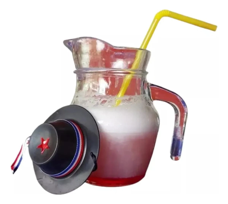 PACK DE 6 JARROS DE VIDRIO PARA BEBIDAS 500 ML - 1