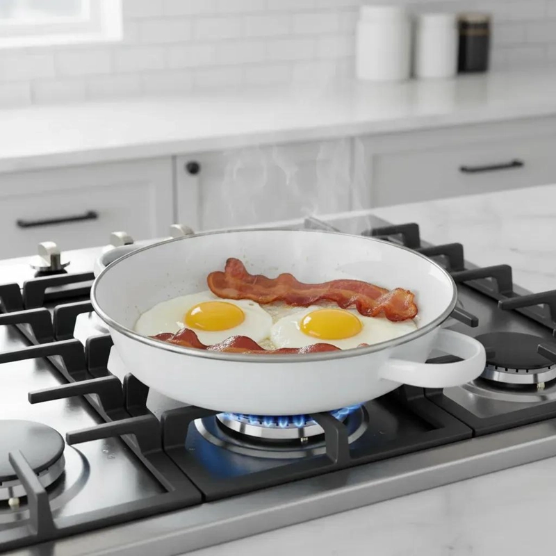 PAILA ESMALTADA PARA FREIR HUEVOS DE 16 CM - 3