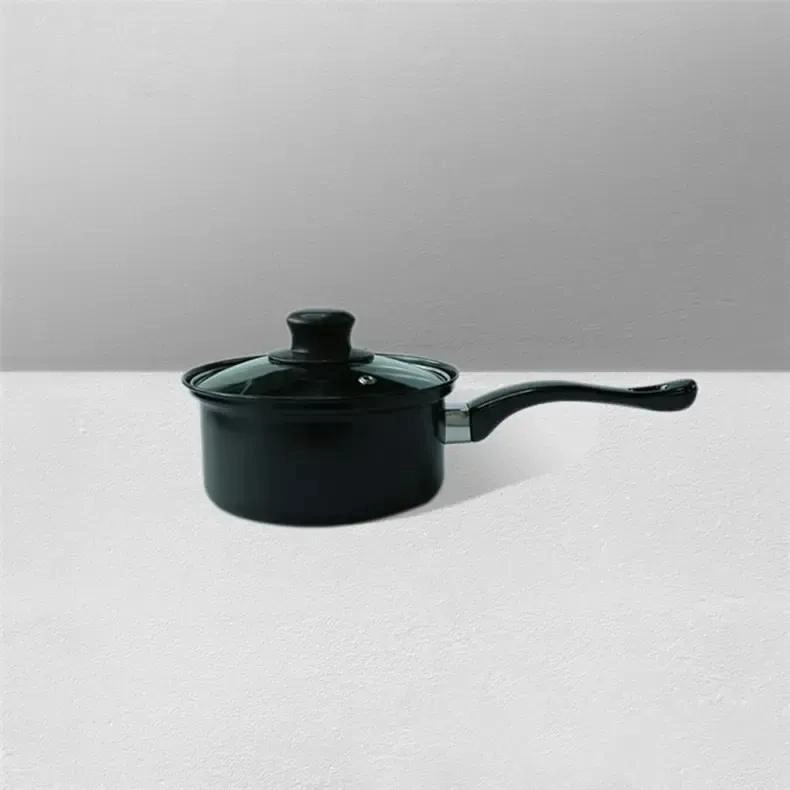 SET DE OLLAS Y UTENSILIOS DE COCINA 13 PIEZAS COLOR NEGRO - 2