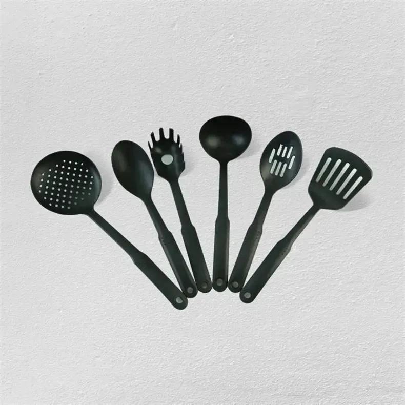 SET DE OLLAS Y UTENSILIOS DE COCINA 13 PIEZAS COLOR NEGRO - 3