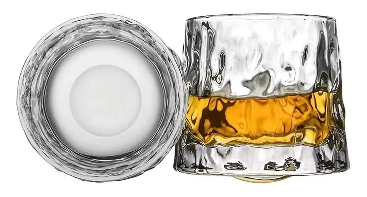 SET DE 6 VASOS DE WHISKY DE VIDRIO ELEGANTES Y RESISTENTES - 1