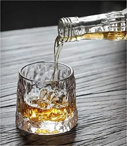 SET DE 6 VASOS DE WHISKY DE VIDRIO ELEGANTES Y RESISTENTES - 4