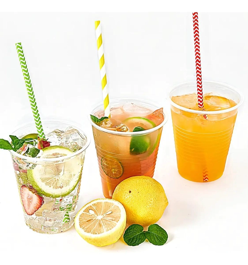 VASOS DESECHABLES DE PLASTICO TRANSPARENTES 16OZ PARA EVENTOS - 1