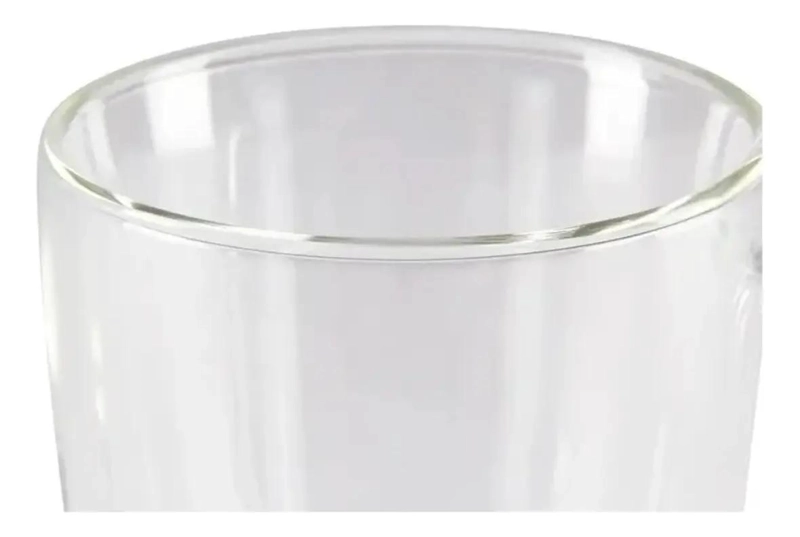 TAZON DE VIDRIO DOBLE PARED 470 ML IDEAL PARA BEBIDAS - 3