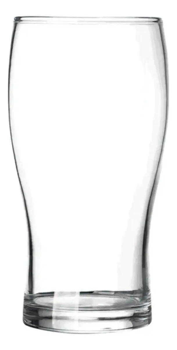 SET DE 4 VASOS CERVECEROS DE VIDRIO 560ML TRANSPARENTE - 2