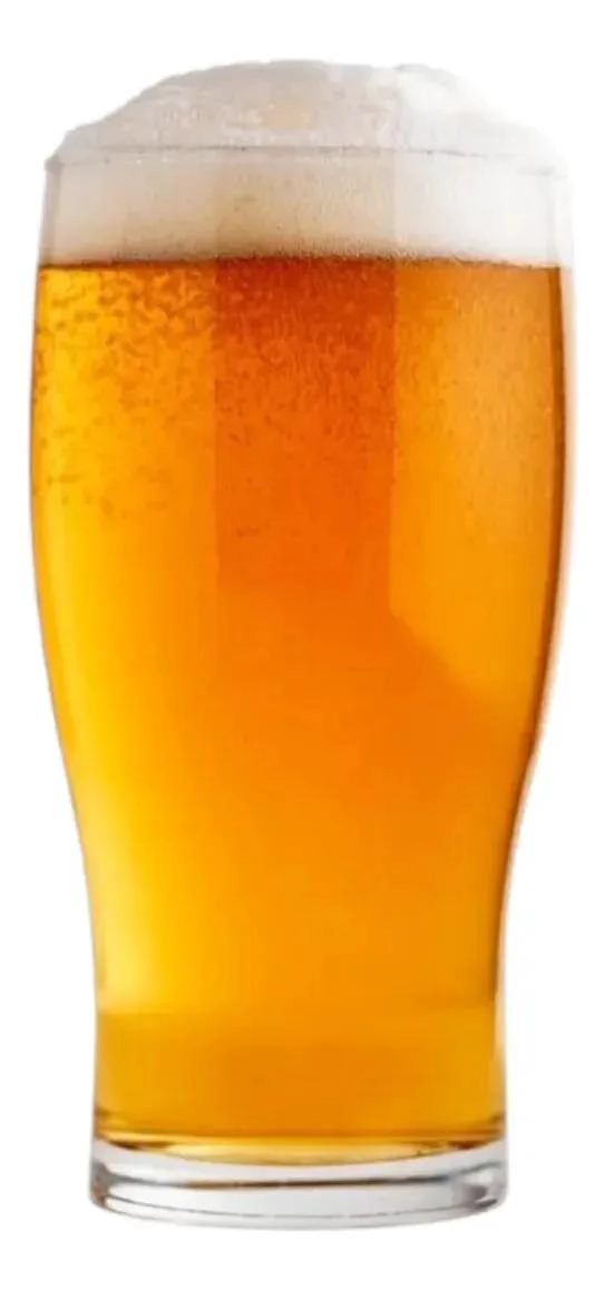 SET DE 4 VASOS CERVECEROS DE VIDRIO 560ML TRANSPARENTE - 4